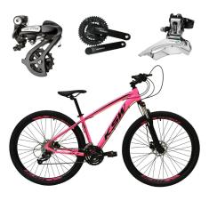 Bicicleta Aro 29 Ksw Xlt Câmbios Shimano Altus 24V Freios a Disco Hidráulicos Suspensão com Trava-Unissex