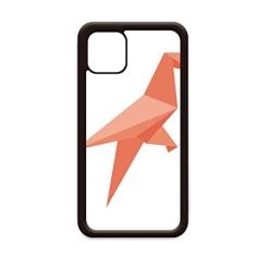 Pássaro vermelho abstrato padrão origami para iPhone 12 Pro Max capa para Apple Mini Mobile Case Shell