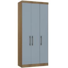 Guarda Roupa Modulado 101,50cm 3 Portas Paris Luciane Móveis