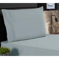 Jogo de Cama Classic Solteiro Percal 400 Fios Ponto Palito 02 Peças, Antiácaro, Anti-pilling com Toque Macio - Dublin