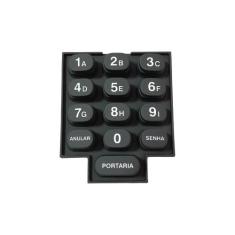 Teclado Silicone Porteiro Xpe Intelbras Maxcom Original Novo