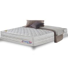 Colchão Casal Molas Ensacadas Wonderful 138x188x32cm Branco D33 Cama Inbox