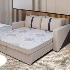 Sofá Cama Tropical Casal 165cm X 80cm Bege