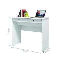 Escrivaninha 2 Gavetas Saturno Branco