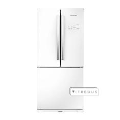 Refrigerador Brastemp Frost Free 540 Litros Side Inverse Vitreous Branco Gro80ab 127V