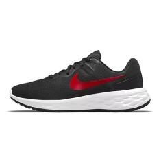 NIKE Tênis masculino Revolution 6 Next Nature, Vermelho universitário preto, 41 BR