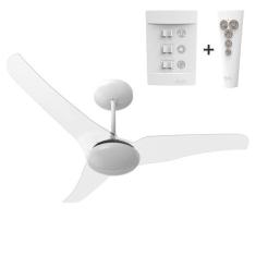 Ventilador De Teto Aliseu Slim Cristal Controle Remoto+Pared, 220V