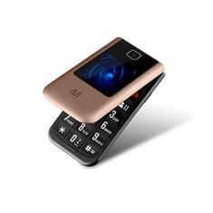 Celular Multilaser Flip Vita Duo Dual Chip com duas telas + Botão SOS + Rádio FM + MP3 + Bluetooth + Câmera - Dourado – P9163