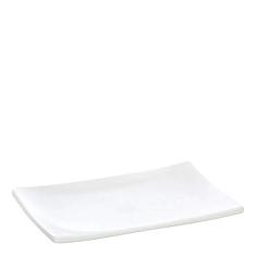Prato Oriental Retangular 14x20 Branco em Policarbonato Linha Profissional Cook Vem