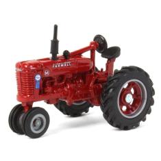 Miniatura Trator Case IH Farmall M Blue Ribbon Service 1/64