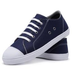 Tênis Casual Feminino Eleganci Coleção 2023, Azul, 36, Feminino