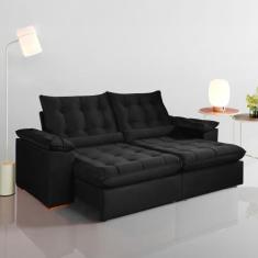 Sofá Retrátil e Reclinável 2 Lugares 200cm Dubai - Kasacomigo Estofado