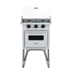 Fogao a Gas 2 Bocas com Forno Venax Gemini Tampa de Vidro Branco