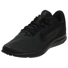 Nike Tênis de corrida masculino Downshifter 9, preto/preto-antracite, 37 regular EUA, Preto/preto - antracite.