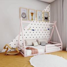 Cama Cabana Proteção Solteiro - Ludika Mobilia