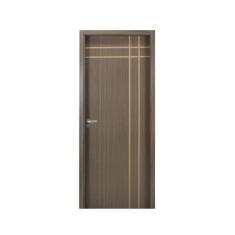 Kit Porta de Madeira Decorada 215x64cm com Batente de Mdf Ultra 16cm M
