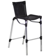 Banqueta Alumínio Fortaleza Alta Para Balcão, Cozinha e Área - Trama, 