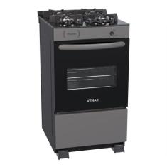Fogao a gas picasso vitreo 4 q grafite glp - Venax, Bivolt