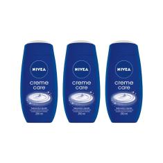 Sabonete Liquido Nivea 250Ml Creme Care - Kit C/3Un