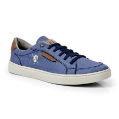 Tênis Sapatênis Masculino Cadarço Bico Redondo Dia a Dia-Masculino