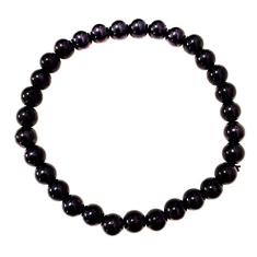 Pulseira de Esferas de Turmalina Negra Natural