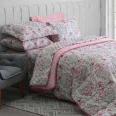 Jogo De Cama Duplo Queen 140 F Tamara Realce Premium Sultan