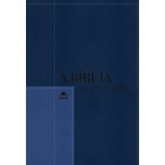Bíblia Nvi em Ordem Cronológica - Capa Luxo Azul Claro e Escuro, 3