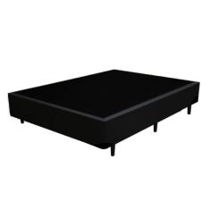 Cama Box Viúva Ortobello Móveis Sintético Preto 37x128x188