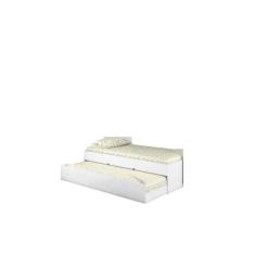 Cama Infantil com Cama Auxiliar Chiara Branco Brilho - Phoenix - Phoen