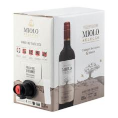 Vinho Miolo Seleção Tinto Cabernet Merlot Bag Box 3 Litros