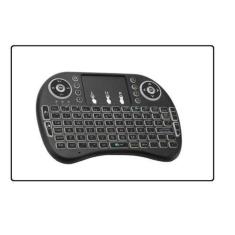Mini Teclado Led Wireless Sem Fio Com Mouse Touch Pad- Preto