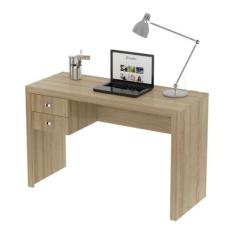 Escrivaninha com 2 gavetas Multimóveis VCR25030, Amêndoa