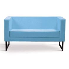 Sofá 2 Lugares Dafne Daf Mobiliário Azul