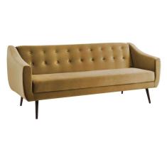 Sofá Cama 3 Lugares Mimo Daf Mobiliário Dourado