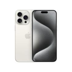 Usado: iPhone 15 Pro Max 256GB Branco Bom - bateria 70% - Trocafy - Ap