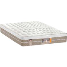 Colchão King Pillow Top Silver Star Air Pocket One Face inmetro 007463/2016 - Castor - Palha / Bege