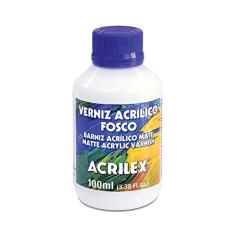 Verniz Acrílico Fosco, Acrilex, Incolor, 100 ml