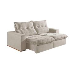 Sofá 4 Lugares Retrátil e Reclinável Martins M-177 Veludo