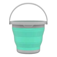 Balde Sanfonado Dobrável Retrátil 5 Litros Flashlimp