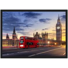 Quadro Decorativo Cidade Londres Decoração De Salas Com Moldura - Vita