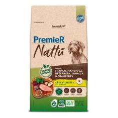 Ração Premier Nattu Para Cães Filhotes Sabor Mandioca 10kg