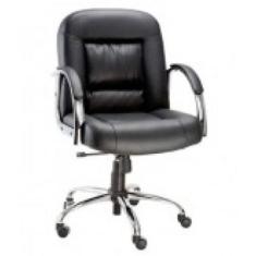 Cadeira Diretor Luxuosa com Braços Fixos Linha Firenze - Design Office