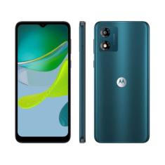 Smartphone Motorola Moto E13 32GB Verde 4G Octa-Core 2GB RAM 6,5" Câm.