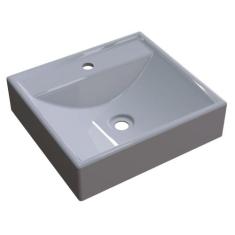 Cuba Pia De Apoio Para Banheiro Quadrada Ravena Q39 Cinza C08 - Mpozen
