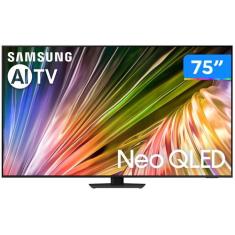 Smart TV 75 4K UHD Neo QLED Samsung AI Big TV 75QN85D - 120Hz Wi-Fi Bl