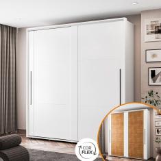 Guarda-Roupa Sevilha 2 Portas de Correr Branco