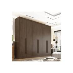 Guarda roupa casal belém 6 portas 4 gavetas  acabamento touch - VALVER