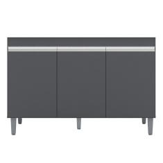 Balcão Para Pia Manu 120 Cm Cinza Ajl