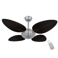 Ventilador Volare Offpetalo Quad Tabaco 220V Controle Remoto
