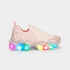 Tênis Infantil de Luz Bibi Roller Celebration 2.0 Rosa-Feminino
